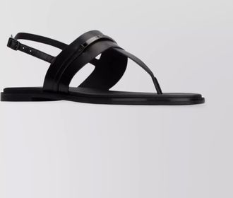 Calvin Klein toe open flat sole slingback sandals