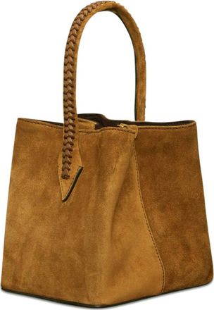 Metier Cooks Supply mini V&eacute;rit&eacute; suede tote bag - Brown