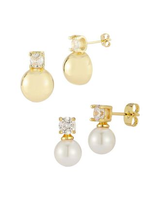 Sphera Milano Plated Cz Earrings
