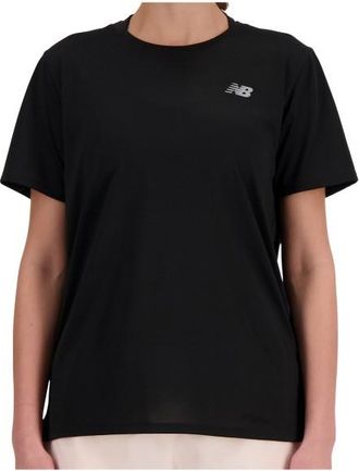 New Balance Sport Essentials S/S Laufshirt f&uuml;r Damen | schwarz