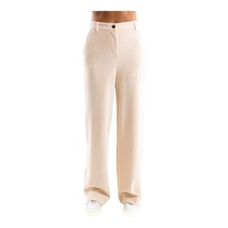 Marella Mlsastrale Pantaloni Larghi - - Trousers - Donna - Beige - 2XS