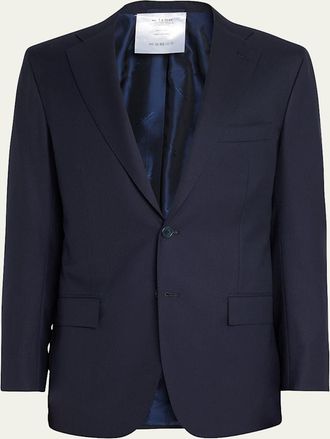 Kiton Mens Solid Cashmere Blazer