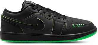 Nike Jordan Mens AJ1 Low SE - Basketball Shoes - Green / Grey / Black Size 10.0