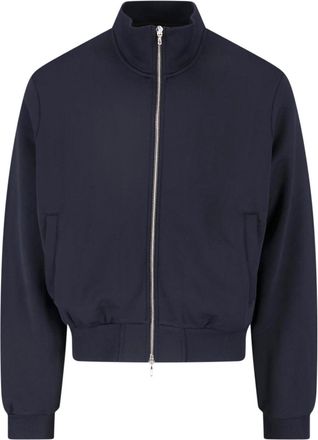 Our Legacy Black Zip-Through Cotton-Blend Sweatshirt