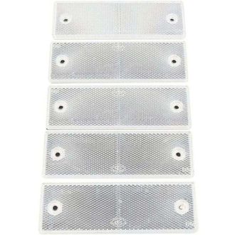 OEM 10 Reflectores Para Camiones, Se&ntilde;al De Advertencia Reflectante, Reflectores Para Remolques Y Camiones, Marcador Reflector Universal De Pl&aacute;stico Blanco