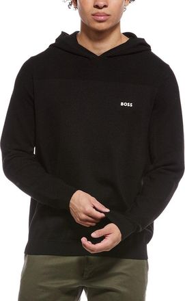 HUGO BOSS Momentum Wool-Blend Hoodie
