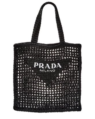 トートバッグ PRADA Women Bags 1BE067 2AWLF0002 Black Black Satin mini-bag with crystals | PRADA