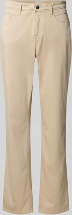 Brax Brax Flared Fit Stoffhose mit Lyocell-Anteil Modell Carola in Beige, Gr&ouml;&szlig;e 38K