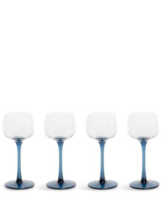 BITOSSI HOME Vier glazen bekers - Blauw