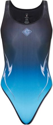 Casablanca Dames, Badkleding, Blauw, Maat: 2XS Poliester