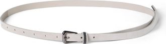 Brunello Cucinelli Suede belt in Buff at Nordstrom, Size Xx-Small