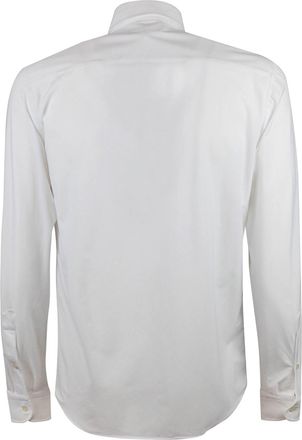 Ghirardelli Mens Shirt Classic Stretch White Polyamide