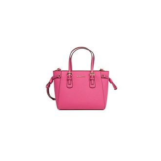 Michael Kors Tassen, Dames, Roze, ONE Size, Leer, Voyager Extra-Small Saffiano Leren Convertible Crossbody Tas