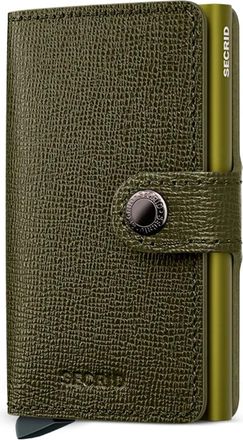 Secrid Portacarte in pelle - Verde