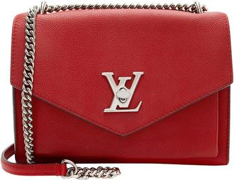 Louis Vuitton Red Calfskin Mylockme Bb (Authentic Pre-Loved)