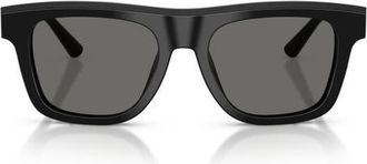 Dolce & Gabbana 52mm Square Sunglasses in Black /Grey at Nordstrom