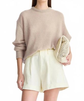 Apiece Apart Softest Tissue Weight Sweater In Sand
