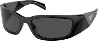 Prada A14S Zonnebrillen - Dames - Zonnebrillen - Zwart - 60 MM - Accessoires