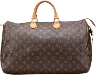 Louis Vuitton Pre-owned Handbags, female, Brown, Size: ONE SIZE Pre-owned Canvas travel-bags