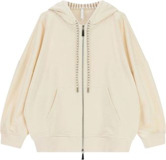 Imperial Felpa - Dames - Vesten met rits - Wit - XS - Hoodies & sweatvesten