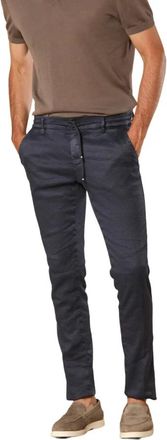 Mason's Heren, Broeken, Blauw, Maat: 3XL Katoen