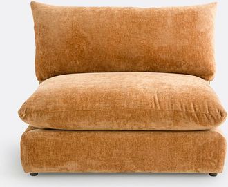 La Redoute Interieurs Modulaire zetel, getextureerd fluweel, Malo