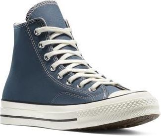 Converse Gender Inclusive Chuck Taylor All Star 70 High Top Sneaker in Cold Stare/Egret/Black at Nordstrom Rack, Size 13 Womens / 11.5 Mens