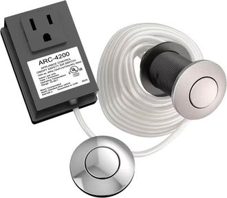 Moen Moen Garbage Disposal Controller Base Unit with Switch - Chrome/Spot Resist Stainless
