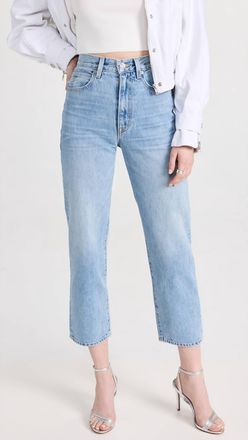 Slvrlake Denim London Crop High Rise Jeans In Far From Home