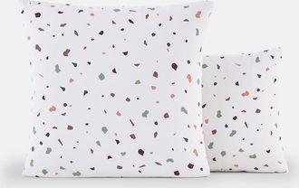 La Redoute Interieurs Kussensloop in katoen, Granito