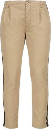 Pinko Mild Broeken - Dames - Chinos - Beige - S - Katoen - Broeken