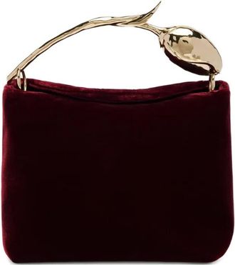 Erdem Borsa a spalla Bloom mini - Rosso