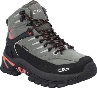 F.lli Campagnolo Wanderschuh CMP RIGEL 2.0 MID WMN WP TREKKING SHOES, Damen, Gr. 36, avocado, coral, Leder, Schuhe Wanderschuh, wasserdicht
