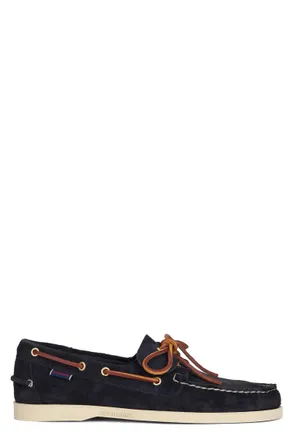 Sebago Navy Blue Portland Loafers
