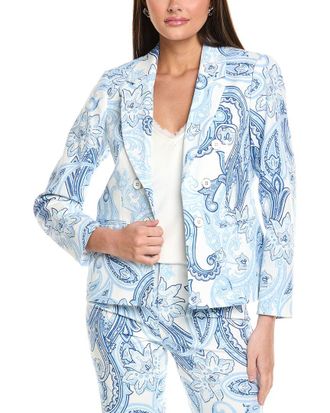 Jones New York Faux Double-Breasted Jacket