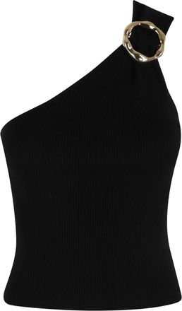 SIMKHAI Top monospalla a coste - Nero