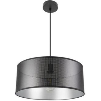 Fabrilamp Anastasia Ciondolo 1xe27 nero/nero-argento Regx50x50 Cm - Fabrilamp