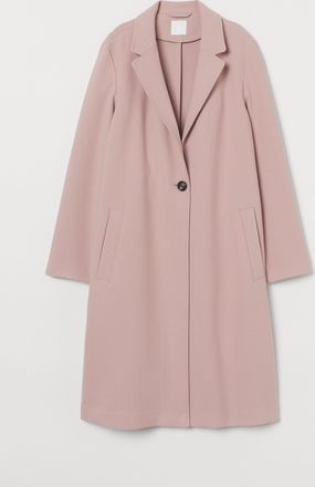 H&M Ein-Knopf-Mantel - Pink