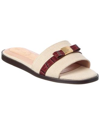 Cole Haan Go-To Emalia Slide Bow Leather Sandal