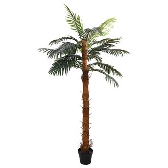 vidaXL &Aacute;rbol Cocuspalm Artificial Verde 70 X 20 X 200 Cm Tela Y Bamb&uacute; Vidaxl