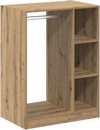 vidaXL Wardrobe Artisan oak 77 x 48 x 102 cm Engineered wood Vidaxl