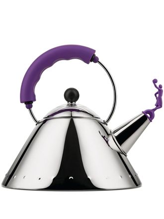 Alessi footbal-player detail kettle - unisex - stainless steel - One Size - Silver