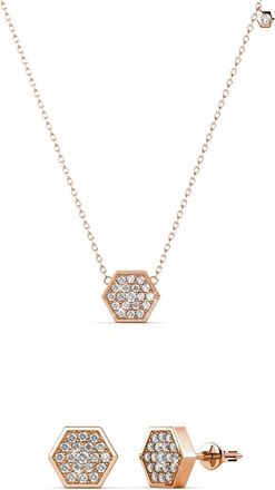 MYC-Paris Hexagon Sets - Roségoud en Kristal