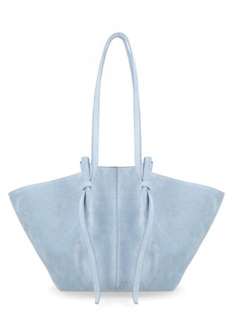 Yuzefi Blue Mochi Large Suede Tote Bag
