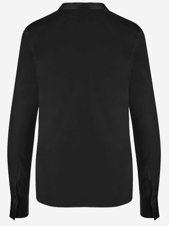 F.it Stretch Silk Shirt - Black