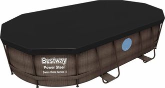 Bestway Conjunto De Piscina Power Steel 488x305x107 Cm