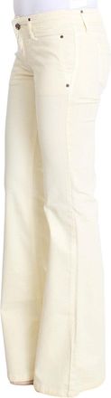 Costume National Womens White Cotton Stretch Flare Jeans Clothing