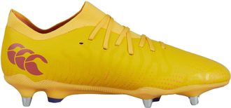 Canterbury Of New Zealand Unisex Adult Speed Infinite Team Soft Ground Rugby Boots (Mars Red/Amber Yellow/Orange Crush) - Size UK 13