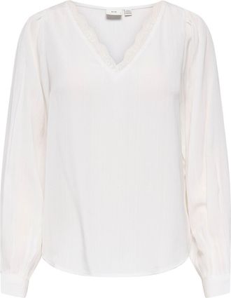 Jacqueline de Yong Blouse met lange mouwen en V-hals