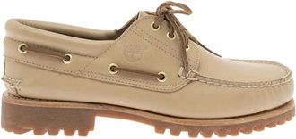 Timberland Authentieke Boat Shoe - Heren - Bootschoenen - Beige - 42 EU - Leer - Schoenen